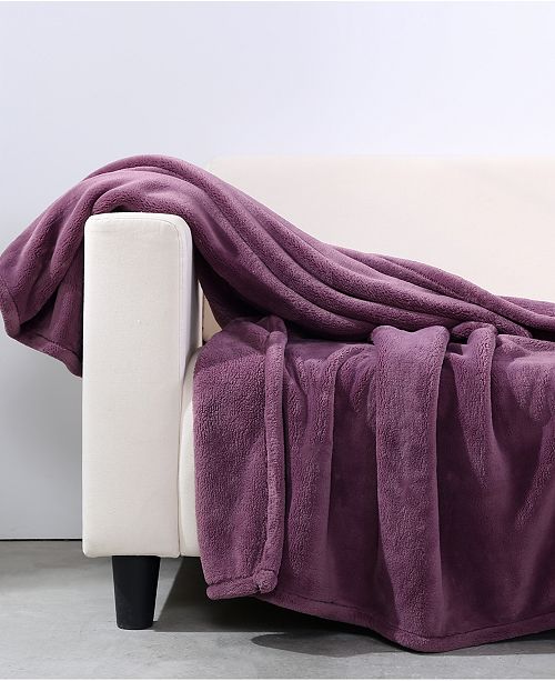 Berkshire PrimaLush™ 50" x 60" Heavyweight Throw & Reviews Blankets