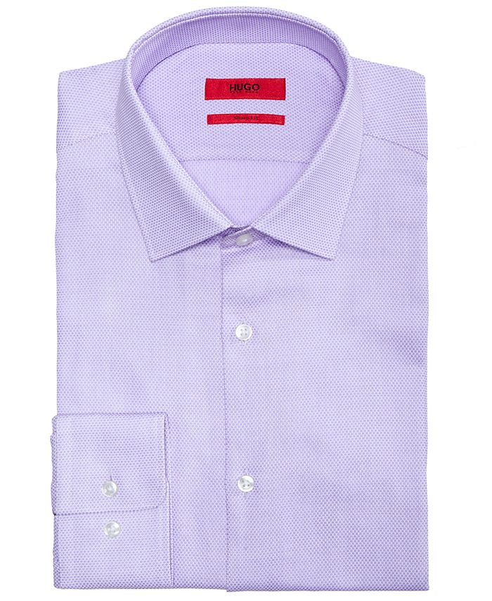 Hugo Boss HUGO Men's SlimFit Birdseye Dress Shirt Macy's