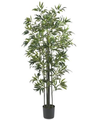 Nearly Natural 6' Artificial Bamboo Silk Tree - Macy's