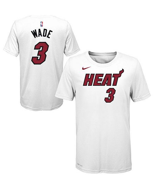 Nike Dwyane Wade Miami Heat Icon Name and Number T-Shirt, Big Boys (8-20) & Reviews - Sports Fan ...