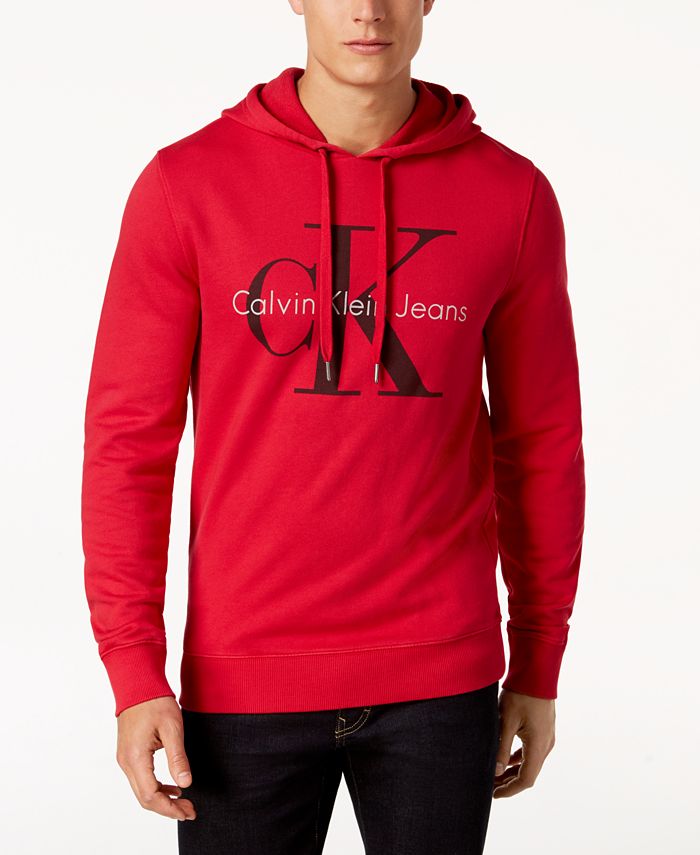 Calvin Klein Jeans Men's Logo Hoodie - Macy's