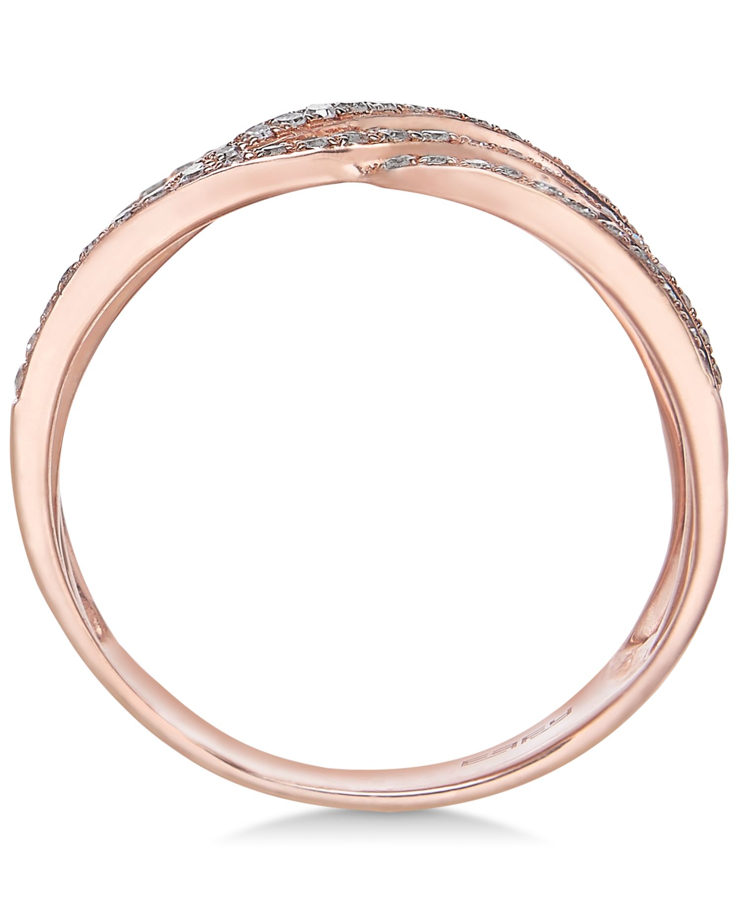EFFY® Diamond Ring (3/8 ct. t.w.) in 14k Yellow Gold (Also available in Rose Gold & White Gold)