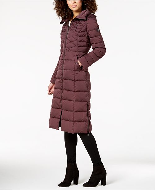 Bernardo Maxi Puffer Coat Reviews Coats Women Macy S