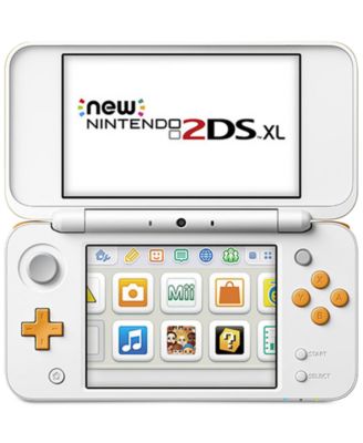 Nintendo - 2DS XL White and Orange