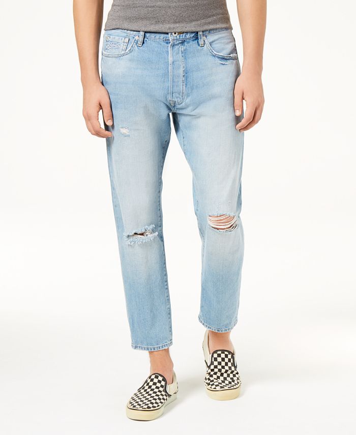 Superdry Men's Oversized Tapered Jeans - Macy's