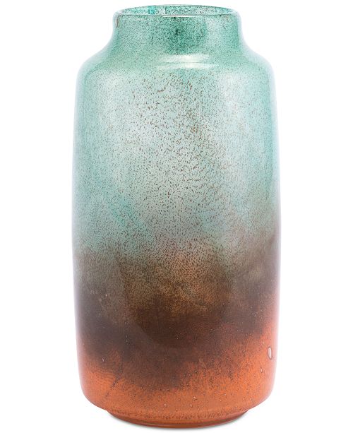Zuo Joo Translucent Green Orange Medium Vase Reviews