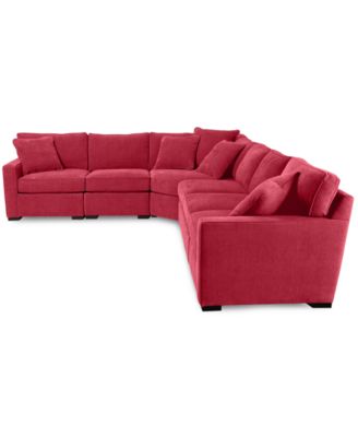 Radley 5-Pc Fabric Sectional with Apartment Sofa