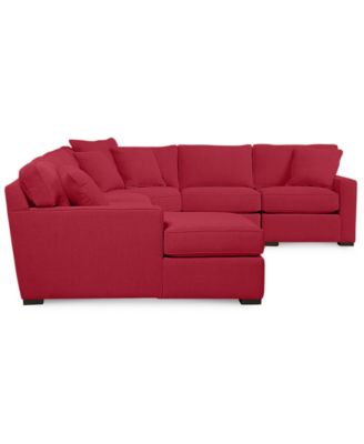 Radley Fabric 6-Piece Chaise Sectional with Wedge