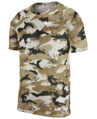 nike men's camouflage shirt