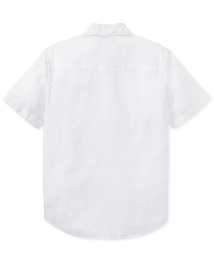 Polo Ralph Lauren Short-Sleeve Western Shirt, Big Boys & Reviews ...