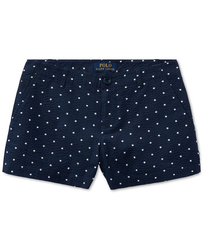 Polo Ralph Lauren Toddler Girls Cotton Seersucker Shorts Macy's