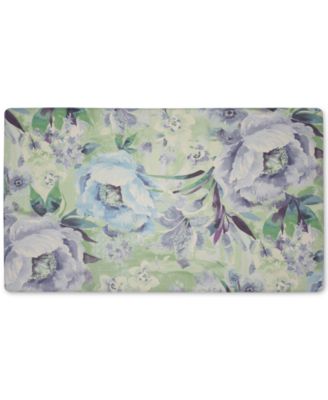 Laura Ashley - Francesca Anti-Fatigue Gelness Teal 20" x 32" Kitchen Mat