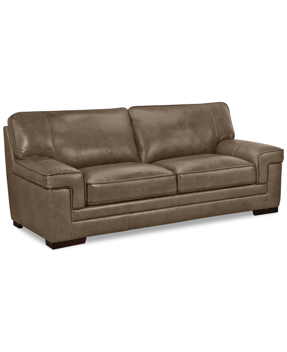 Myars Leather Sofa, Created for Macy's