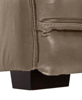 Myars 91" Leather Sofa