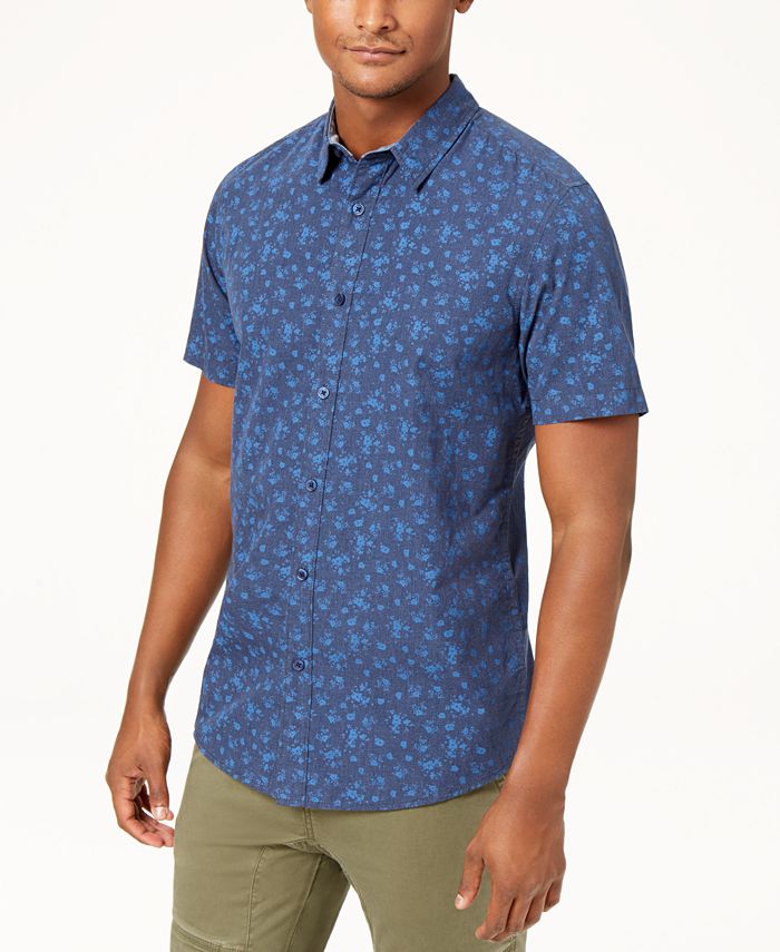 American Rag Men's Floral Shirt, Created for Macy's & Reviews - Casual ...