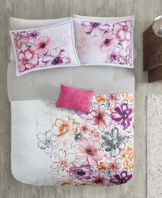 Olivia Reversible 5-Pc. Comforter Set, Full/Queen