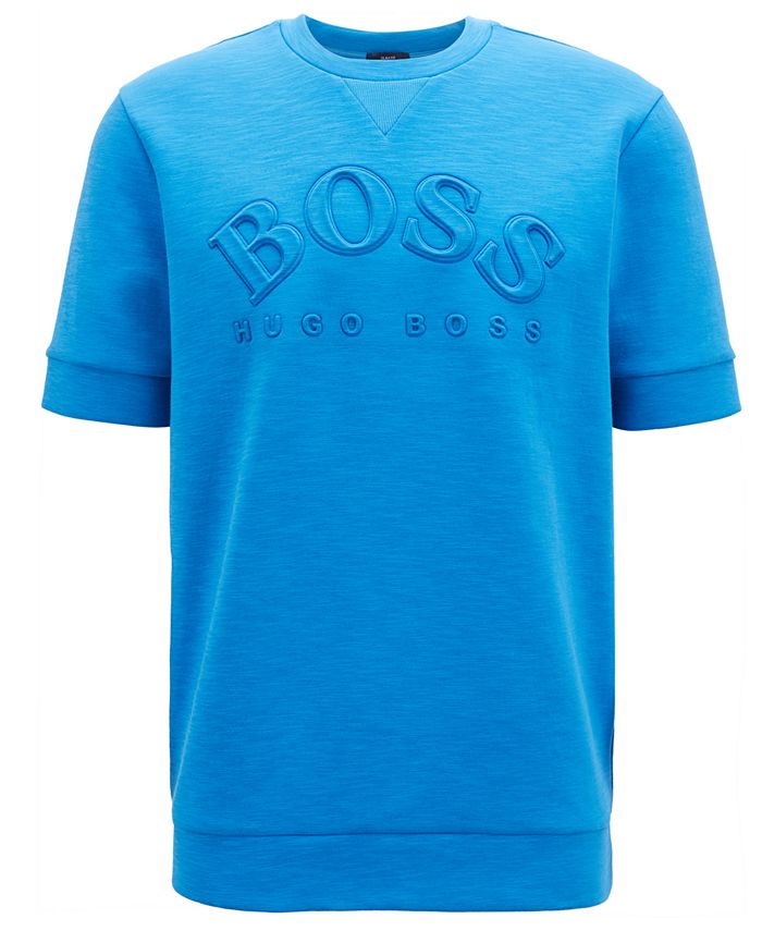 Boss embossed crew sweatshirt new arrivals