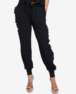 RACHEL Rachel Roy Ruffled Jogger Pants, Created for Macy's - Macy's