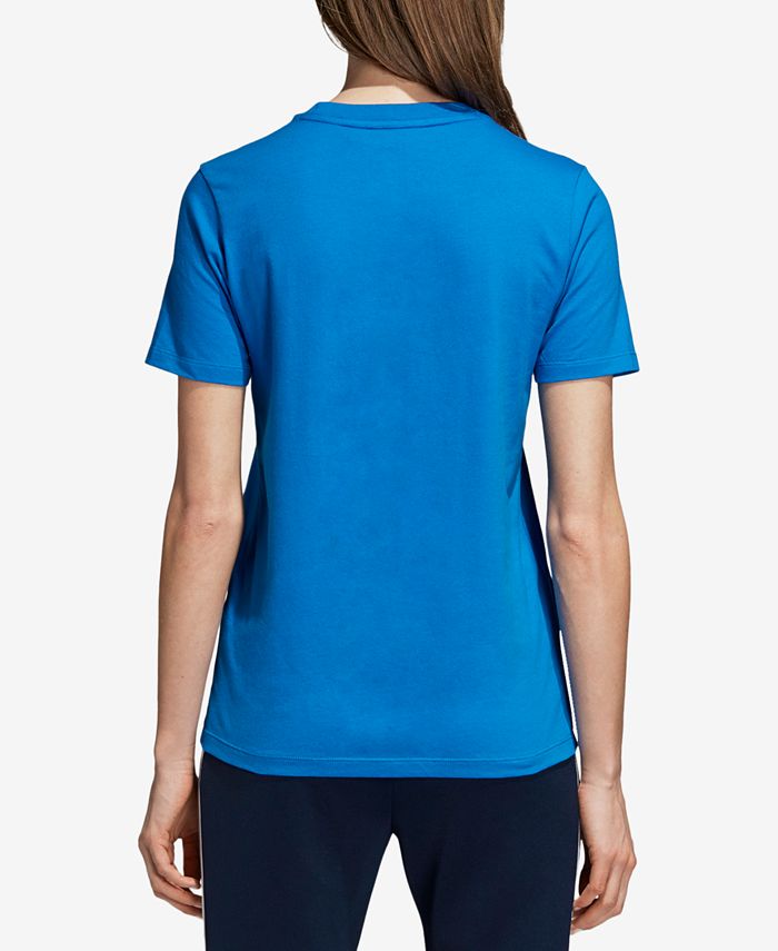 adidas adicolor Cotton Trefoil T-Shirt & Reviews - Tops - Women - Macy's