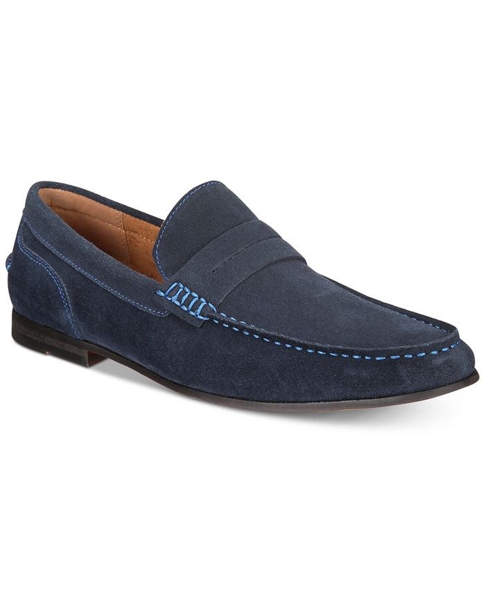 Kenneth Cole Reaction Men's Crespo Suede Penny Loafers - Macy's