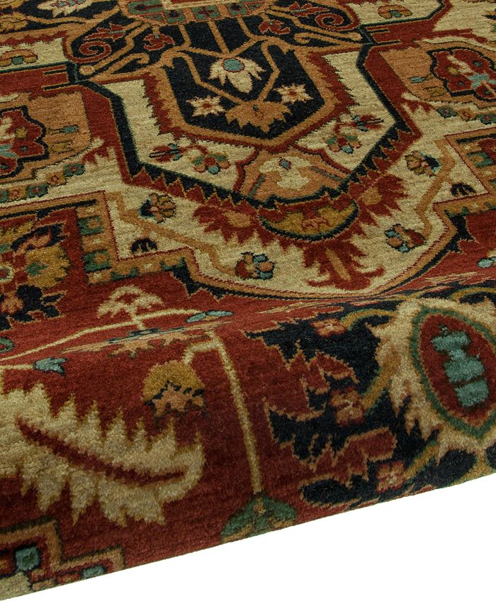 KM Home CLOSEOUT! Vintage Heriz Beige/Navy 5' x 8' Area Rug Macy's
