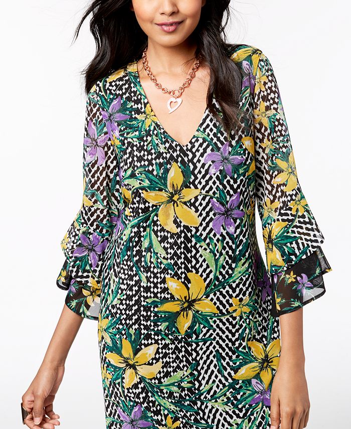 Thalia Sodi RuffledSleeve Dress, Created for Macy's Macy's