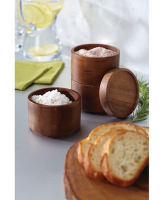 Tools and Gadgets Wooden 3-Tier Stacking Salt Box