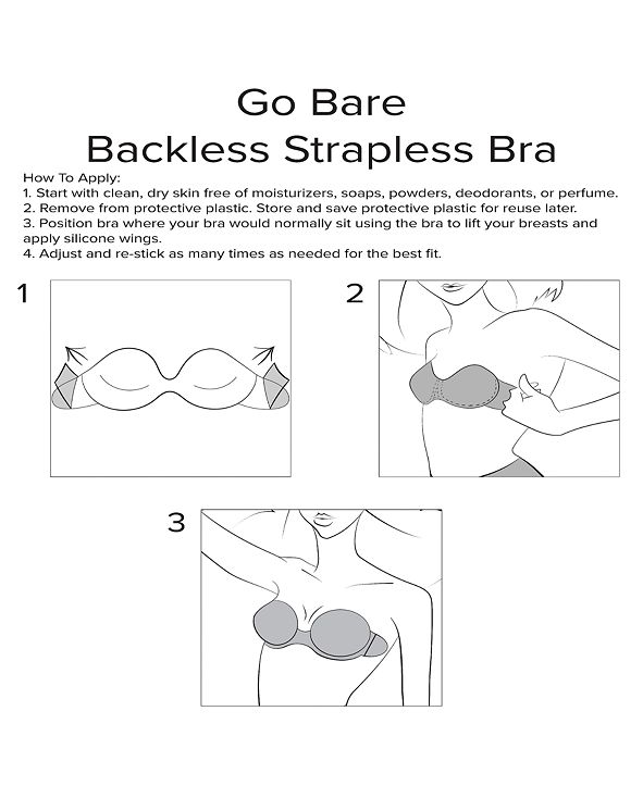 Fashion Forms Go Bare Backless Strapless Bra MC530 & Reviews All Bras Women Macy's