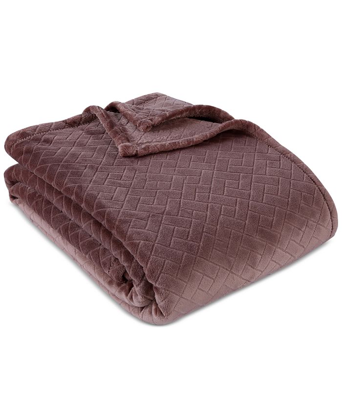Berkshire Brighten VelvetLoft Basketweave 108" x 90" King Blanket