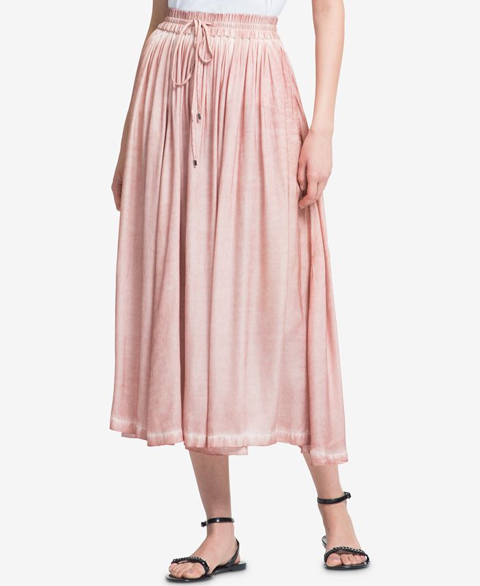 DKNY Drawstring Midi Skirt - Macy's