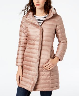 cole haan signature hooded down puffer coat