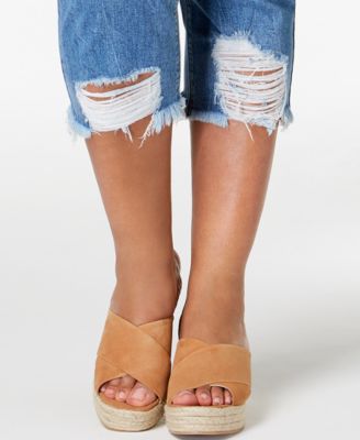 Seven7 Trendy Plus Size Ripped Jeans