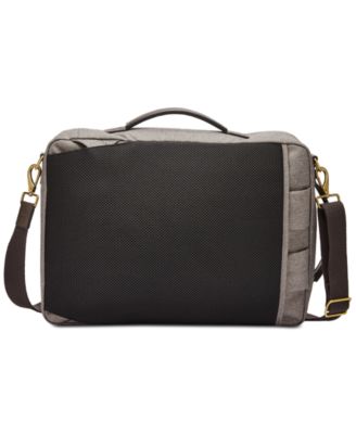 fossil defender portfolio messenger briefcase