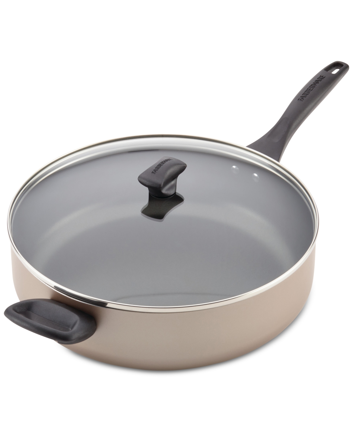 Farberware Non-stick 6-qt. Jumbo Cooker & Lid In Champagne