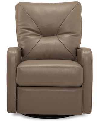 Finchley Leather Power Swivel Glider Recliner