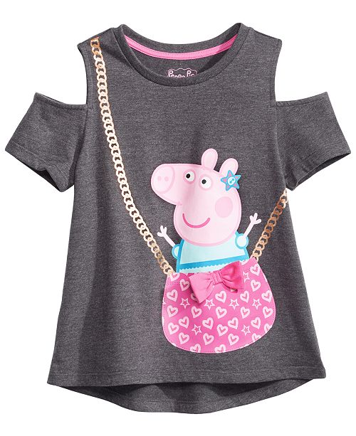 Peppa Pig Toddler Girls Cold Shoulder Purse T Shirt Reviews