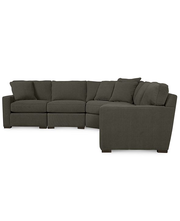 Furniture Radley Fabric 5Piece Sectional Sofa, Created for Macy's