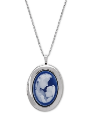 image of Mother & Infant Cameo Locket 18