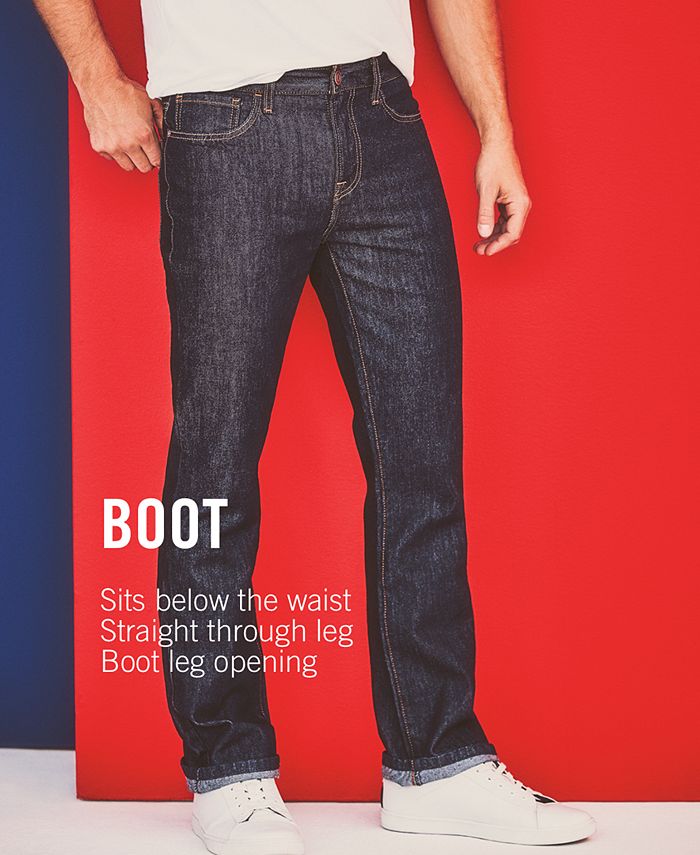 Tommy Hilfiger Men's Boot-Cut Jeans, Created for Macy's - Macy's