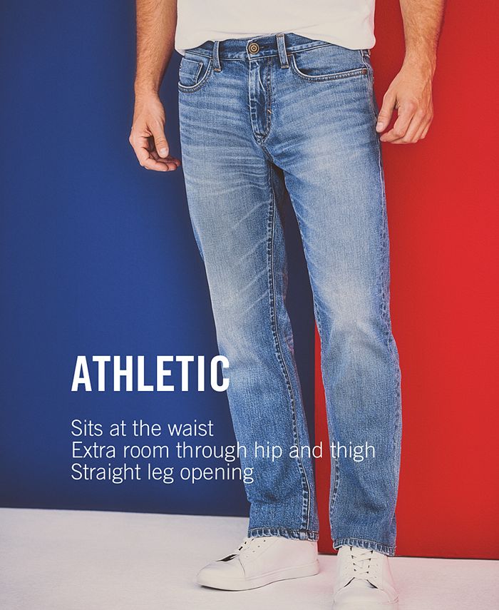 Tommy Hilfiger Men's Hanford Athletic Fit Jeans, Created for Macy's ...