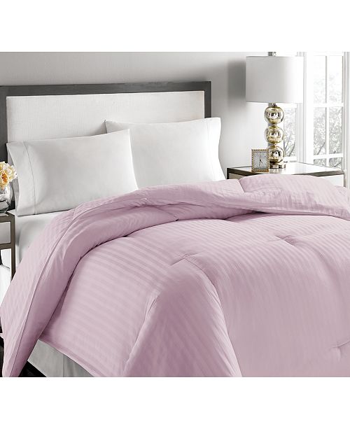 Royal Luxe Luxury Damask Stripe Feather Down Comforter