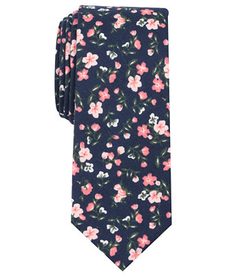 Bar III Men's Raima Floral Tie, Created for Macy's - Macy's