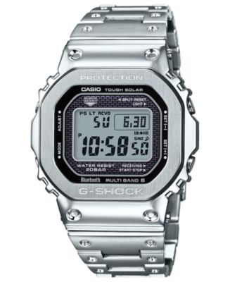 G Shock Men s Digital Stainless Steel Bracelet Watch 42.8mm Macy s