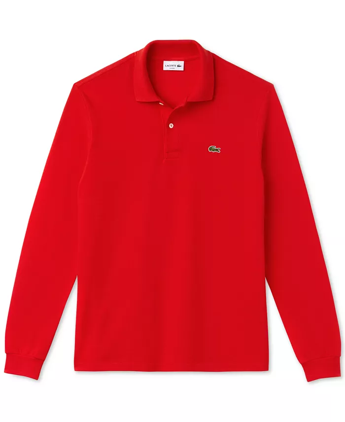 Men's Classic Fit Long-Sleeve Polo Shirt - thumbnail 7