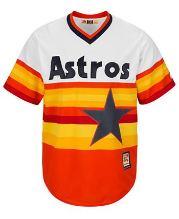  Majestic Youth Small Houston Astros Cooperstown Edition  CoolBase Orange : Sports & Outdoors