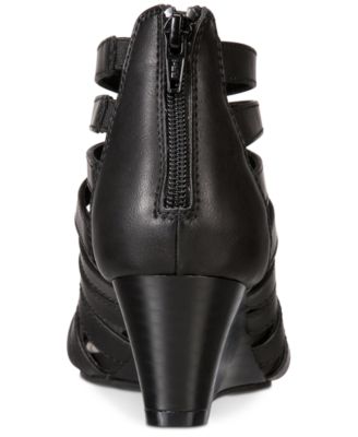 white mountain victoria strappy wedge sandals