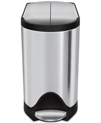 10 Liter Butterfly Lid Bathroom Trash Can