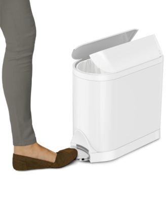 10 Liter Butterfly Lid Bathroom Trash Can