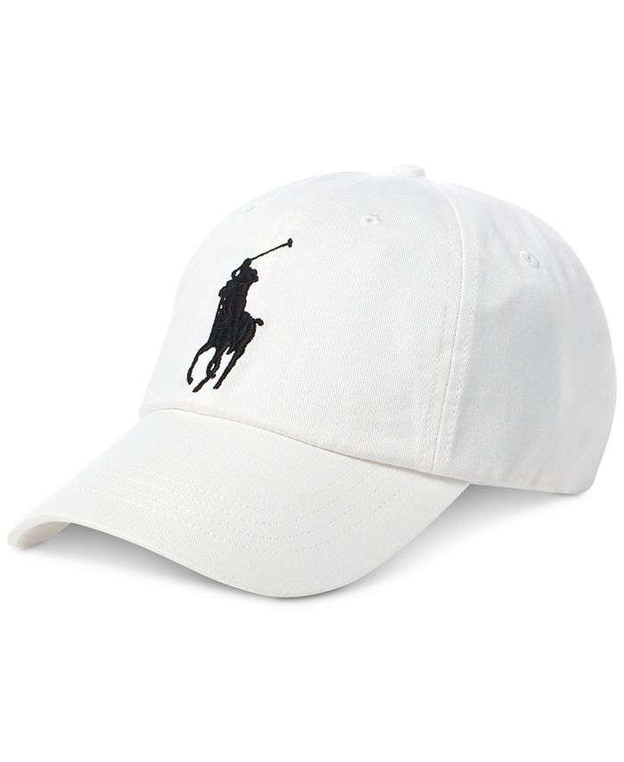 accumuleren Verbeteren weer Polo Ralph Lauren Men's Big Pony Chino Sports Hat & Reviews - Hats, Gloves  & Scarves - Men - Macy's