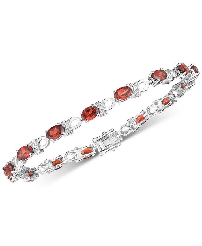 Macy's hotsell garnet bracelet